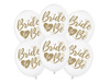 Balony Bride to be złoty nadruk 50 sztuk SB14C-205-099G-50x