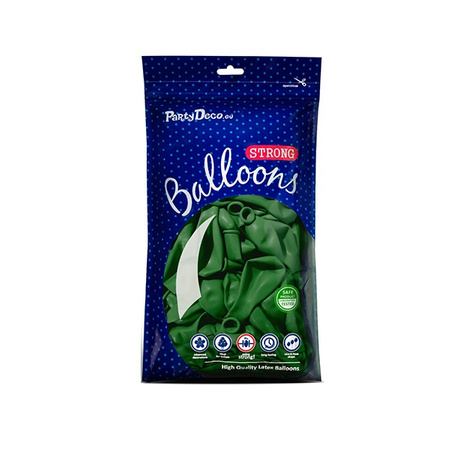 Zielone balony 27cm pastelowe 100 sztuk SB12P-003-100x