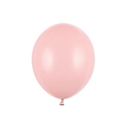 Balony różowe pastelowe jasny róż 5 cali 12 cm strong 25 sztuk SB5P-081B-25x