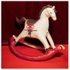 Stojący balon foliowy świąteczny koń na biegunach 118 x 104 cm 1 sztuka FB309