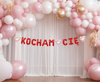 Girlanda papierowa Kocham Cię 180 cm BF-BKOH