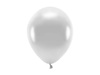 Balony Eco 26cm metalizowane srebrne 10 sztuk ECO26M-018-10