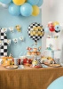 Dekoracje do muffinek Autka 12cm 4 sztuki KPM34