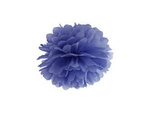 Pompon bibułowy 25cm granatowy 1szt pp25-074