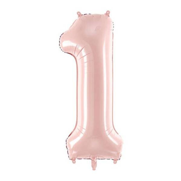 Balon foliowy 1 w kolorze jasno różowym 86cm 1szt FB230P-1-081J