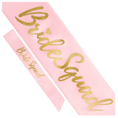 Szarfa Bride squad j. różowa 75cm 1 sztuka SWP5-081J
