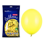 Żółte balony pastelowe 30cm 100 sztuk SB14P-084-100x