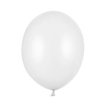 Balony metaliczne białe 30cm 10 sztuk SB14M-008-10x