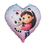 Balon serce Koci Domek Gabi foliowy 35cm 1 sztuka FB316