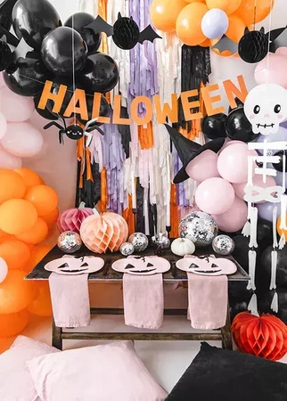  Baner Halloween pomarańczowy na Halloween 250cm 1 sztuka GRL105