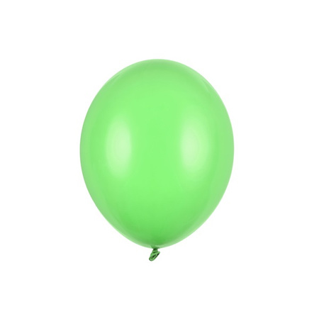 Balony zielone jasne pastelowe 23cm 9 cali Strong 100 sztuk SB10P-102J-100x