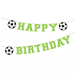 Baner papierowy Happy Birthday Piłka Nożna 250x16,4cm 1 sztuka 129975