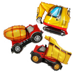 Balonów na urodziny budowa betoniarka wywrotka koparka zestaw zes-BUD21