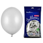 Balony metaliczne srebrne 30cm 100 sztuk SB14M-018-100x