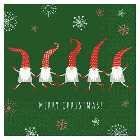 Serwetki świąteczne choinki 33 x 33 cm 20 sztuk SDL231100