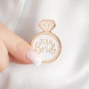Przypinka Team Bride na Wieczór Panieński różowe złoto 1 sztuka 128848