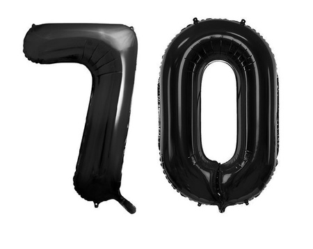 Balony foliowe 70 czarne 86cm FB1M-70-010