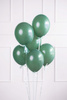 Balony butelkowa zieleń zielone Pastel Bottle Green pastelowe 27 cm 11 cali 10 sztuk SB12P-012B-10x