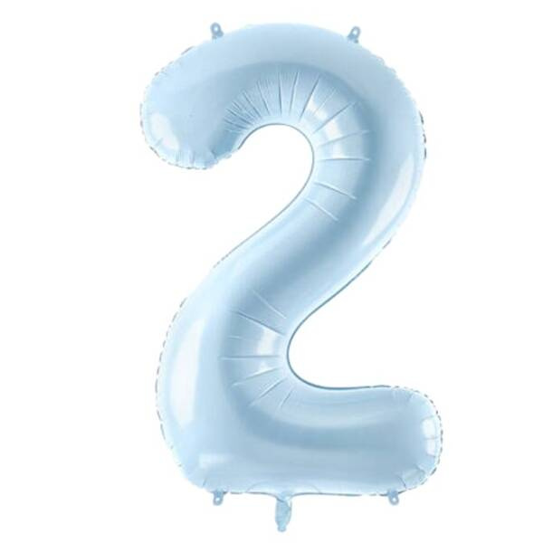 Balon foliowy 2 jasny niebieski 86cm 1szt FB230P-2-001J
