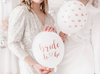 Balony różowe Bride To Be na Wieczór Panieński 30cm 6 sztuk SB14P-328-000-6