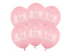 Balony Happy Birthday różowe 6 sztuk SB14P-244-081J-6