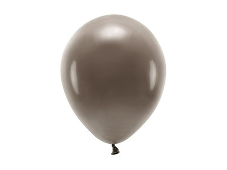 Balony Eco 30cm pastelowe brązowe 10 sztuk ECO30P-032-10