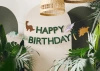 Balony na 3 urodziny Dinozaury girlanda Happy birthday zestaw zes-DINO12