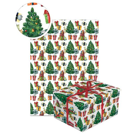 Papier do pakowania prezentów świąteczny 70x200cm 1 rolka PAPIER-34