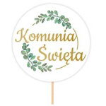 Topper na tort Komunia Święta 1 sztuka 618760