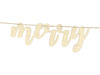 Baner świąteczny Merry Christmas drewniany 87cm 1 sztuka GRL89-100