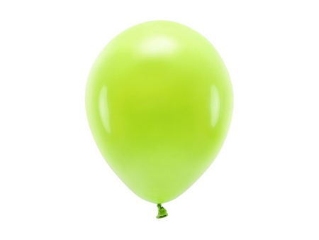 Balony Eco 26cm pastelowe zielone jabłuszko 10 sztuk ECO26P-102J-10