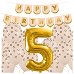 Balony na 5 urodziny Konie Koń Koniki dekoracje zestaw urodzinowy zes-konie-25