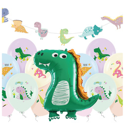 Balony Dinozaury girlanda zestaw urodzinowy zes-DINO9