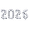 Balony foliowe 2026 srebrne 100cm FB1M-2026-018