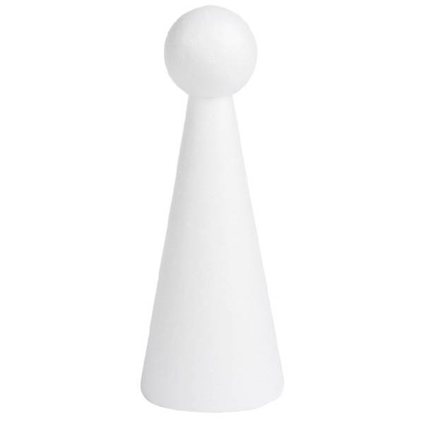 Aniołek z główka styropianowy 17 cm 1 sztuka Aniołek-600099