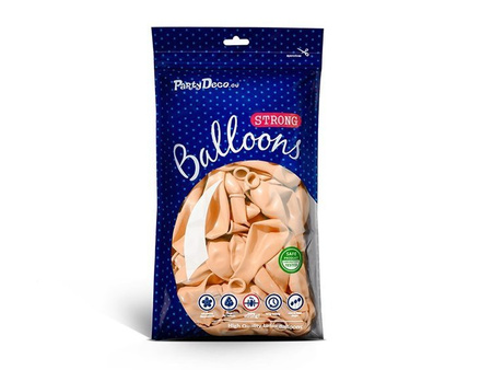 J. brzoskwiniowe balony pastelowe 30cm 50 sztuk SB14P-075J-50x