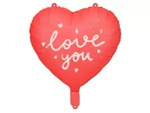 Balon foliowy serce Love You na Walentynki 45cm 1 sztuka FB171