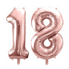 Balony foliowe 18 rose gold 86cm FB1M-18-019R