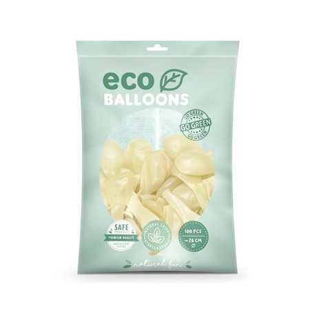 Balony Eco 26cm transparentne 10 sztuk ECO26C-099-10