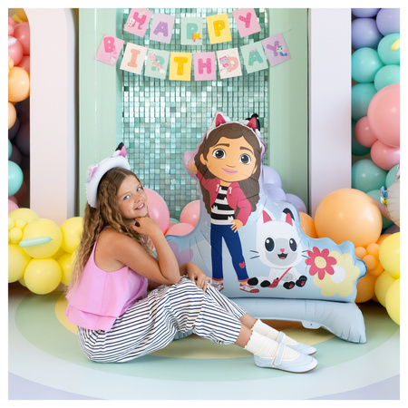 Balon Koci Domek Gabi foliowy stojący 1 sztuka FB321