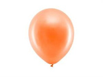 Balony Rainbow 23cm metalizowane pomarańczowe 100 sztuk RB23M-005