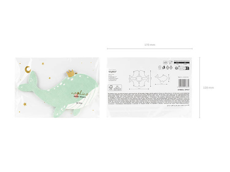 Serwetki Wieloryb 16x10 cm 20 sztuk SPK27