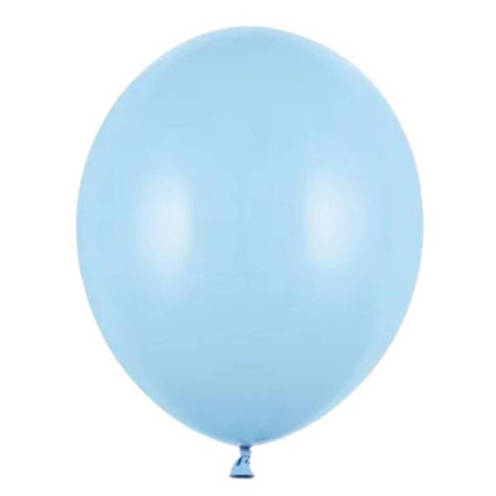 Balony pastelowe niebieskie i białe zestaw 23cm 30 sztuk ZB1