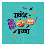 Serwetki papierowe na Halloween Boo 33x33cm 20 sztuk PW-SBOO