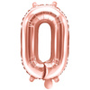 Balon foliowy 0 różowe złoto rose gold 35cm 1 sztuka FB10M-0-019R
