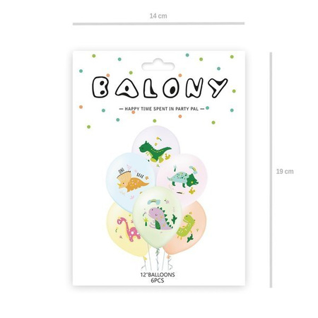 Balony Dinozaury girlanda zestaw urodzinowy zes-DINO9