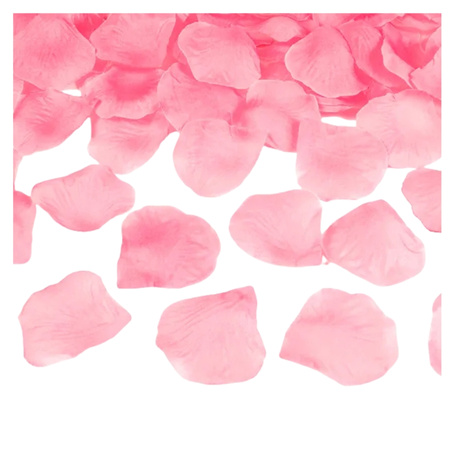 Płatki róż dekoracyjne j. różowe 100 sztuk PLRD100-081