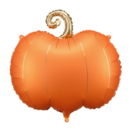 Balon Dynia pomarańczowy na Halloween foliowy 62x59cm 1 sztuka FB306
