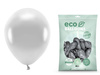 Balony Eco 26cm metalizowane srebrne 100 sztuk ECO26M-018-100x