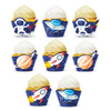 Papilotki do babeczek Kosmos Space Party 8 sztuk 129883
